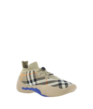 Burberry Brown Rubber Athletic Sneakers