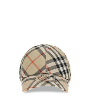 Burberry Beige Cotton Cap (Baseball Hat)