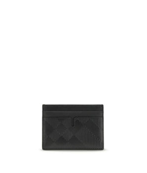 Burberry Black Calf Leather Bos Taurus Wallet
