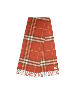 Burberry Red Cashmere Scarf