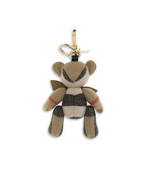 Burberry Beige Cashmere Keychain