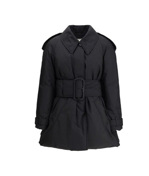 Burberry Black Polyester Coat