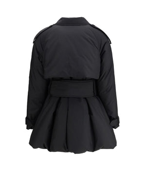 Burberry Black Polyester Coat