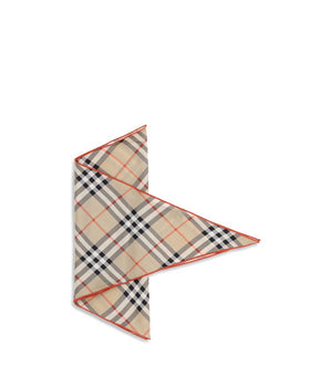 Burberry Beige Silk Scarf
