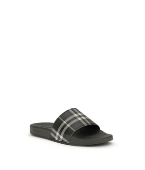 Burberry Green Polyurethane Slippers