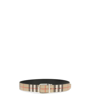 Burberry Multicolor Calf Leather Bos Taurus Belt