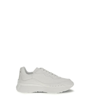 Alexander McQueen White Calf Leather Bos Taurus Chunky Sneakers