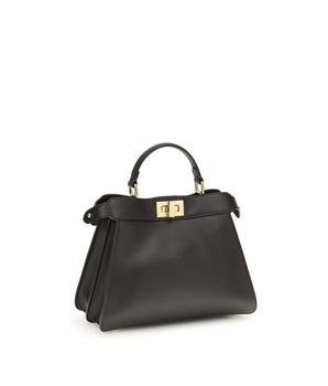 Fendi Brown Calf Leather Bos Taurus Handbag
