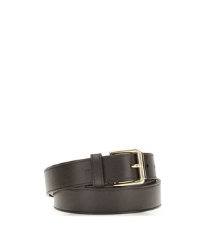 Givenchy Brown Calf Leather Bos Taurus Regular Belt