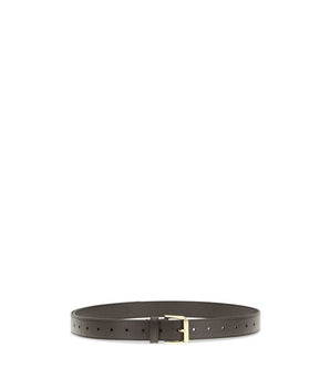 Givenchy Brown Calf Leather Bos Taurus Regular Belt