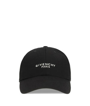 Givenchy Black Cotton Cap (Baseball Hat)