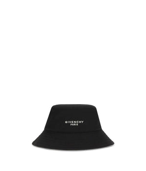 Givenchy Black Cotton Bucket Hat