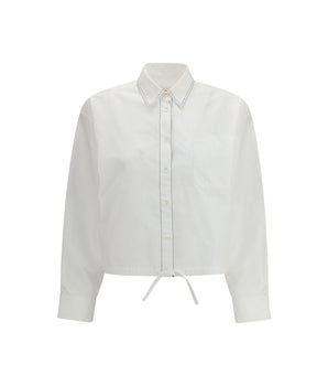 Marni White Cotton Shortsleeve Shirt