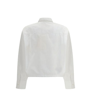 Marni White Cotton Shortsleeve Shirt