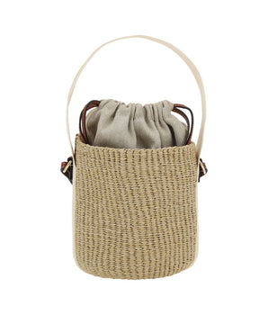 Chloé White Canvas Shoulder Bag