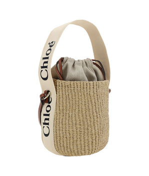 Chloé White Canvas Shoulder Bag