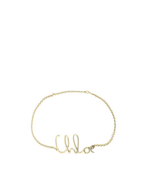 Chloé Gold Brass Thin Belt
