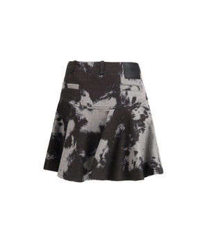 Fendi Black Cotton Mini Skirt