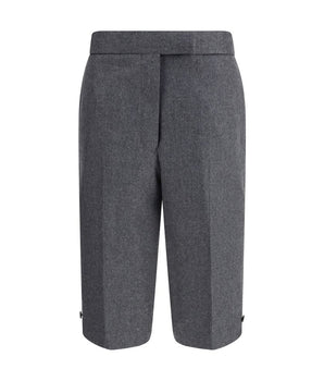 Thom Browne Gray Wool Bermuda Shorts