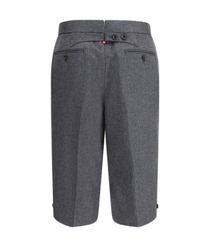 Thom Browne Gray Wool Bermuda Shorts
