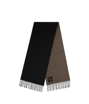 Fendi Black Wool Scarf