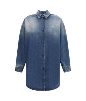 Prada Blue Cotton Denim Jacket