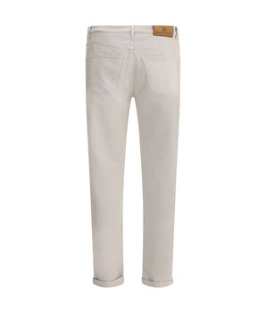 Brunello Cucinelli Beige Cotton Jeans Denim