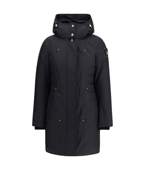 Moose Knuckles Black Recycled Polyester Parka