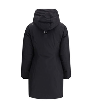Moose Knuckles Black Recycled Polyester Parka