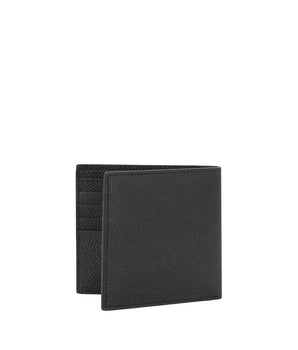 Thom Browne Black Calf Leather Bos Taurus Wallet