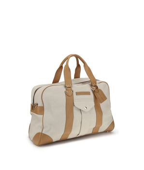 Brunello Cucinelli Beige Calf Leather Bos Taurus Luggage And Travel
