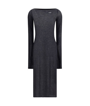 Miu Miu Black Cotton Casual Dress