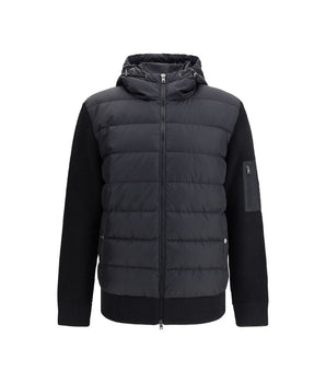 Herno Black Wool Bomber