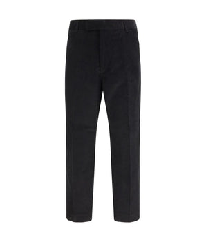 Thom Browne Black Cotton Chino Pants