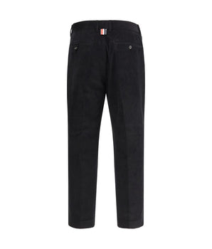 Thom Browne Black Cotton Chino Pants