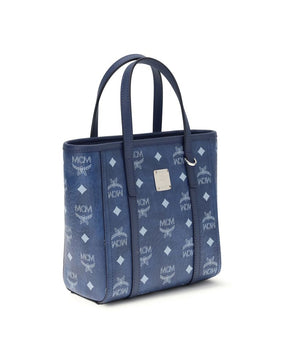 MCM Blue Fabric Handbag