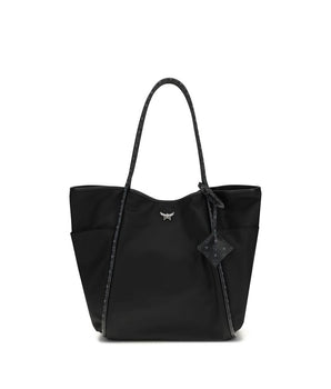 MCM Black Fabric Shoulder Bag
