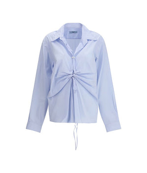 Prada Light Blue Cotton Dress Shirt