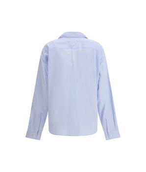 Prada Light Blue Cotton Dress Shirt