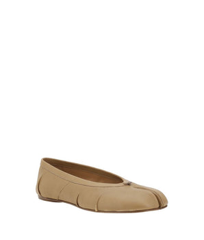 Margiela Beige Lamb Ovis Aries Aries Ballet Flats
