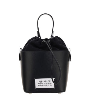 Margiela Black Calf Leather Bos Taurus Shoulder Bag