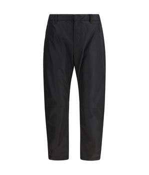 Prada Black Recycled Polyamide Casual Pants