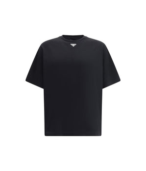 Prada Black Cotton T-Shirt