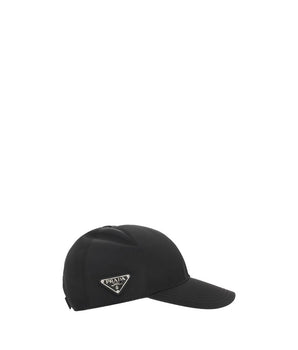 Prada Black Polyamide Cap (Baseball Hat)