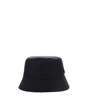 Prada Black Polyamide Bucket Hat
