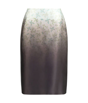 Jil Sander Multicolor Silk Long Skirt