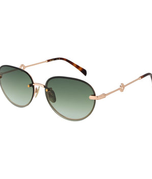 Maje Gold Metal Sunglasses