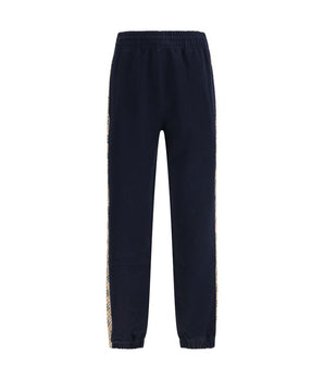 Burberry Blue Cotton Joggers (Workout Pants)