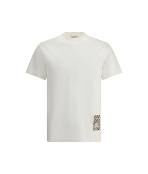 Burberry White Cotton T-Shirt
