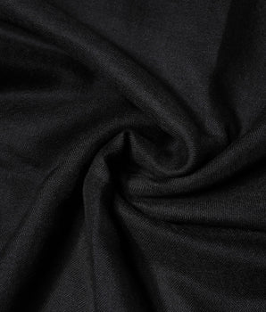 Dolce & Gabbana Black Cashmere Knit Neck Wrap Shawl Scarf